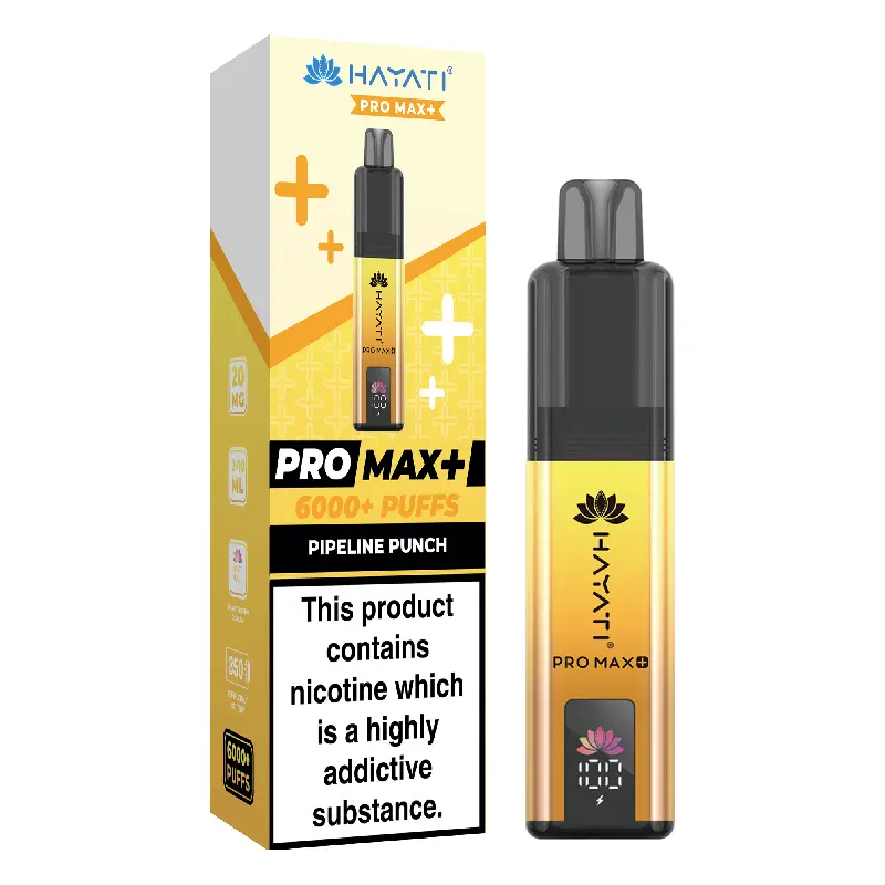 Pipeline Punch Hayati Pro Max Plus 6K Disposable Vape 20mg